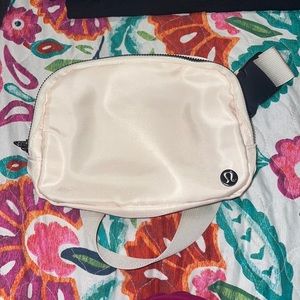 Cream color belt bag